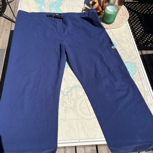 Vintage Navy Blue Mod Robes Pants - Picture 6 of 10
